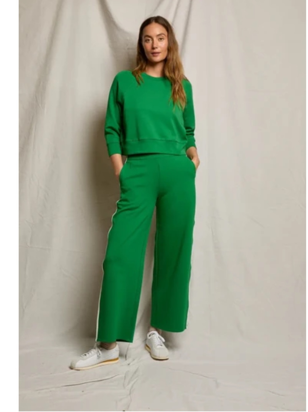 PerfectWhiteTee Mikos Pureform Wide Leg Track Pants With Pockets Size M